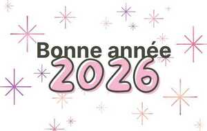 Bonne année 2026 !