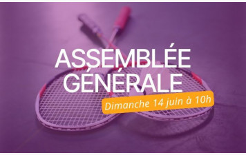 Assemblée Générale du club le 14 juin