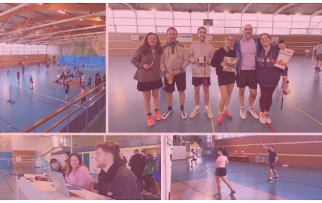 Retour sur notre tournoi de printemps 🏸